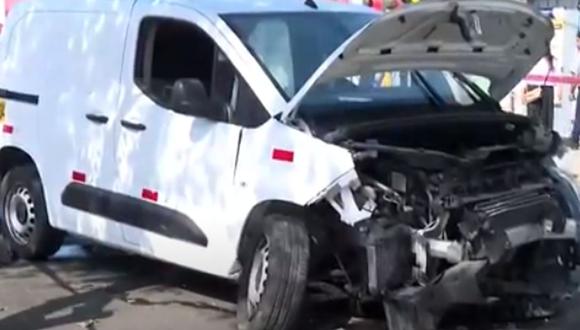 Accidente vehicular en Pueblo Libre. Foto: Canal N