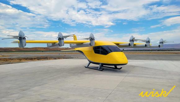 Wisk presentó el primer aerotaxi eléctrico autónomo del mundo. (Foto: Wisk Aero LLC.)