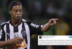 Ronaldinho a Messi: "Felicitaciones por el hermoso Mundial"