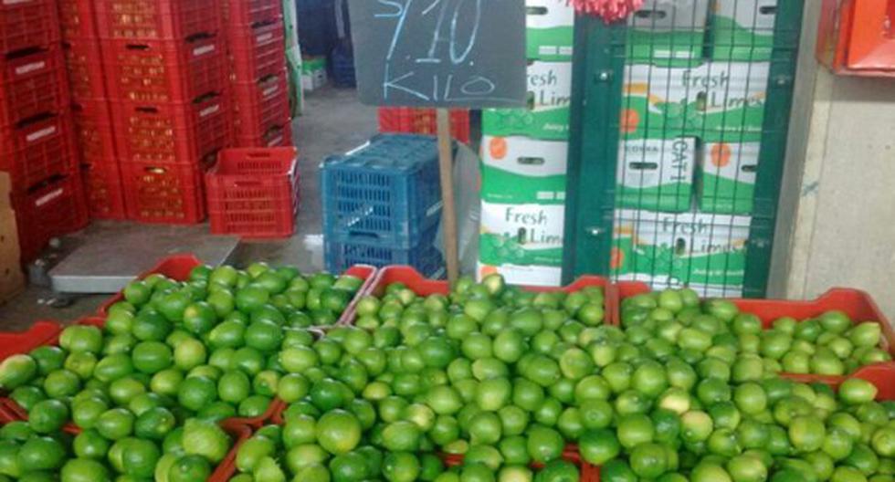 El precio del limón se redujo considerablemente al ofertarse este lunes a 9.42 soles el kilogramo en el Gran Mercado Mayorista de Lima. (Foto: Andina)