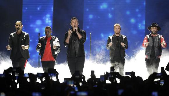 Backstreet Boys derrochó energía en los MTV VIdeo Music Awards. (Foto: Agencia / archivo)
