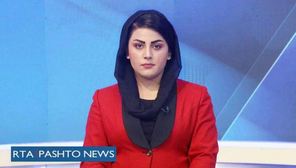 Shabnam Dawran, periodista afgana. (Foto: captura de pantalla)