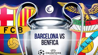 Benfica goleó a Barcelona por la Champions League