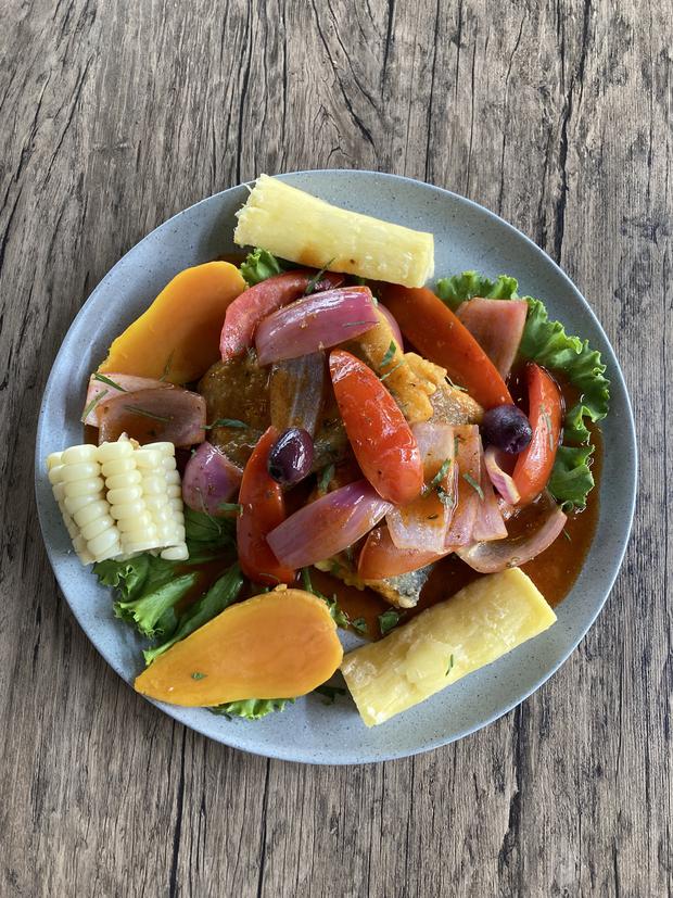 At El Chino Vegano you will find many options for traditional seafood dishes in their vegan version.  (Photo: Patricia Castañeda)