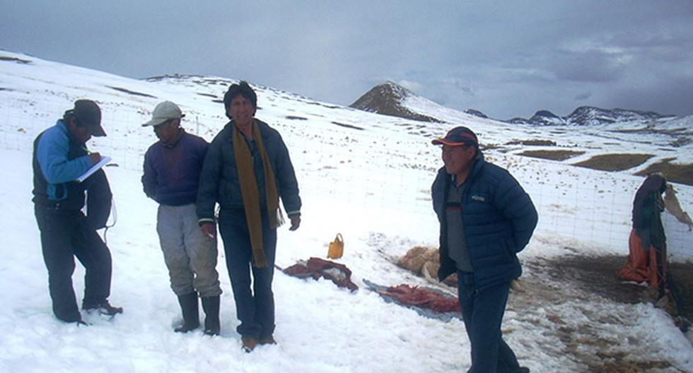 El centro poblado de Mazocruz, en Puno, soportó una temperatura de -11 grados en la madrugada de este martes 2 de mayo. (Foto: Agencia Andina)