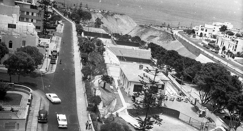 Vista panorámica del malecón 28 de julio en febrero de 1963. Foto: GEC Archivo Histórico