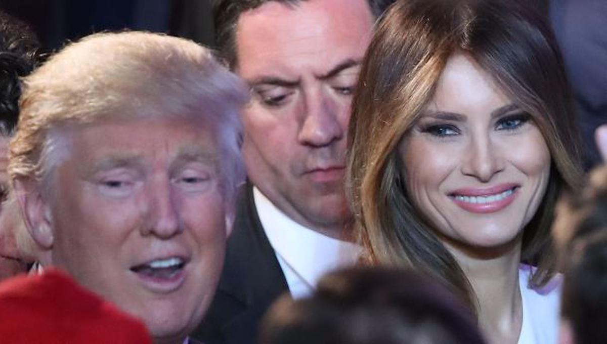 Donald Trump, presidente electo de Estados Unidos, y su esposa Melania. (Reuters)