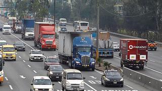 Municipalidad de Lima reinicia desde mañana ‘pico y placa’ para camiones en Panamericana Sur