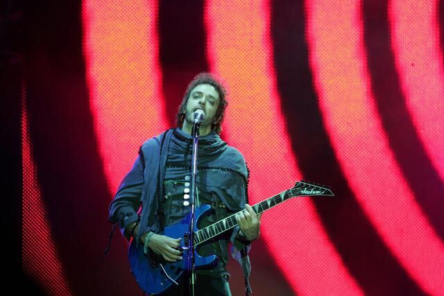 Cerati volvió al Perú en abril del 2010, con la gira "Fuerza Natural". (Foto: Ernesto Arias/ El Comercio)