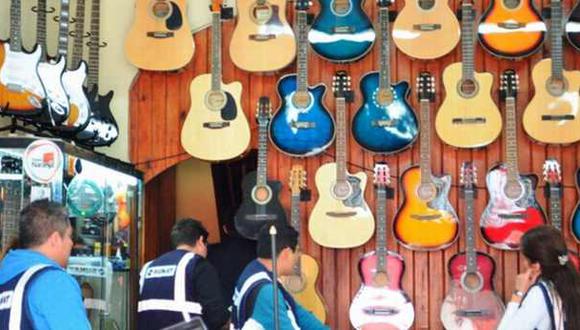 Sunat decomisó instrumentos musicales valorizados en S/.250 mil