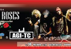 AGI-TC rendirá tributo a Guns N' Roses en "La Noche de Barranco"