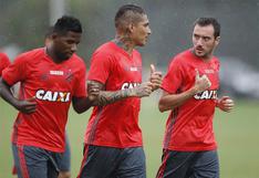 Paolo Guerrero sorprendió a todos en entrenamiento del Flamengo
