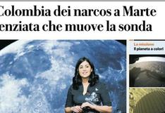 “De la Colombia de los narcos a la NASA”, el indignante titular de un periódico de Italia