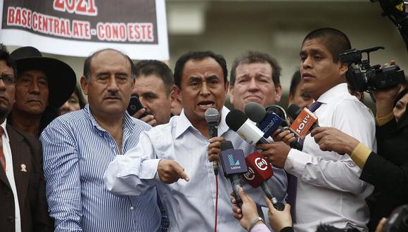 El ex gobernador regional de Cajamarca y ex candidato presidencial se unió al partido que lidera el actua gobernador de Junín, Vladimir Cerrón. (Foto: Archivo El Comercio)