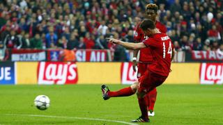 Bayern Múnich: Xabi Alonso marcó de tiro libre al Atlético