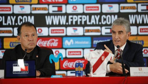 Oblitas confirmó el primer partido amistoso que tendrá la Selección Peruana con Reynoso.(Foto: Joel Alonzo/ @photo.gec)