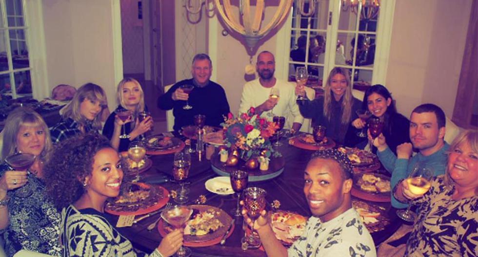 Taylor Swift celebró el Día de Acción de Gracias de esta manera. (Foto: Instagram)
