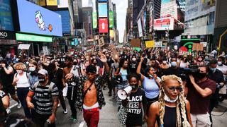 Con indignación e ira: protestas en Nueva York por disparos de la policía a afroestadounidense en Wisconsin | FOTOS