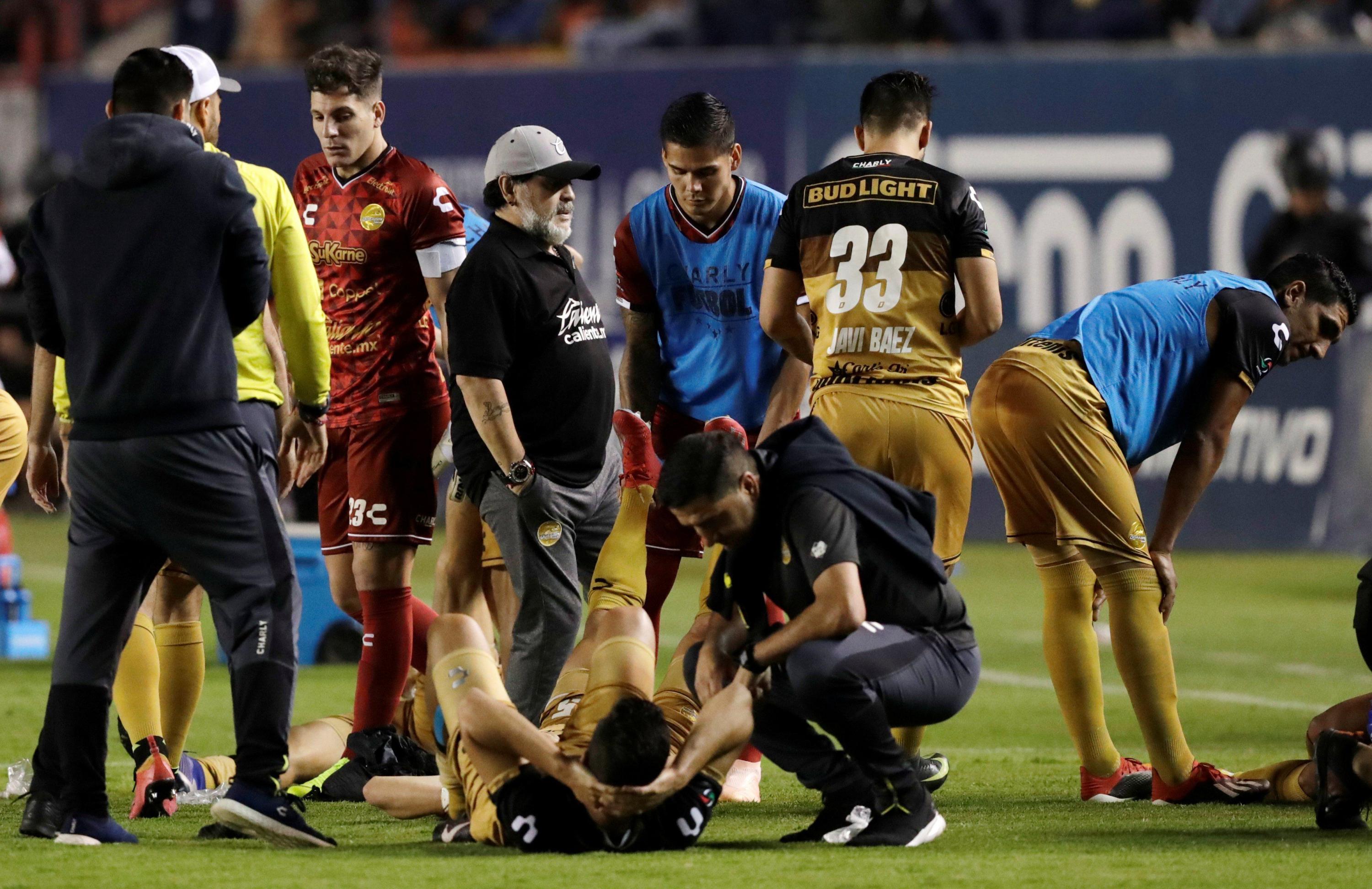 Dorados tras caer ante Atlético San Luis por el Ascenso Liga MX. (Foto: AFP)