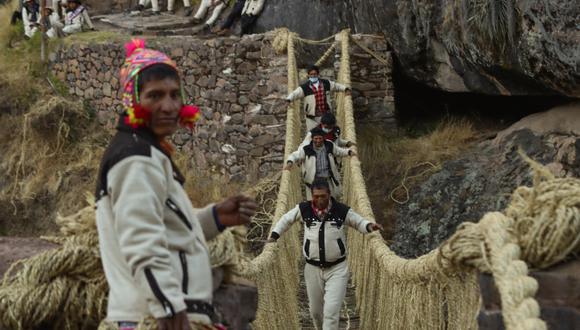 El viaducto, que tiene cinco siglos, forma parte del llamado camino inca. (Foto: AFP/ Gobierno regional de Cusco)