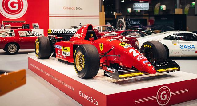 El Ferrari 412 T2 fue conducido por Michael Schumacher en su llegada a la escudería Ferrari. (Fotos: Girardo & Co.).