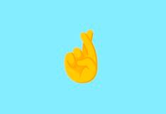 Qué significa el emoji de los dedos cruzados en WhatsApp