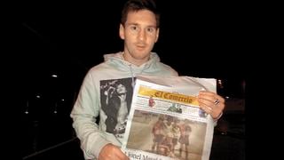 Lionel Messi y lo que dijo cuando vio su foto inédita de niño en la tapa de El Comercio | CRÓNICA