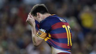 Lionel Messi se perdería el clásico Real Madrid-Barcelona