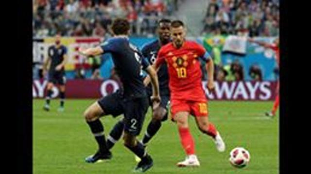 Mira paso a paso la impresionante jugada de Eden Hazard ante la marca de Paul Pogba y Benjamin Pavard en el encuentro Francia vs. Bélgica de la semifinal del Mundial Rusia 2018 que se juega en San Petersburgo.