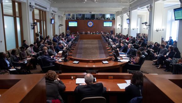 La Asamblea General de la OEA aprobó este miércoles una resolución que condiciona el reconocimiento de las legislativas del 6 de diciembre en Venezuela a que existan las condiciones necesarias de libertad y transparencia. (Foto referencial, SAUL LOEB / AFP).