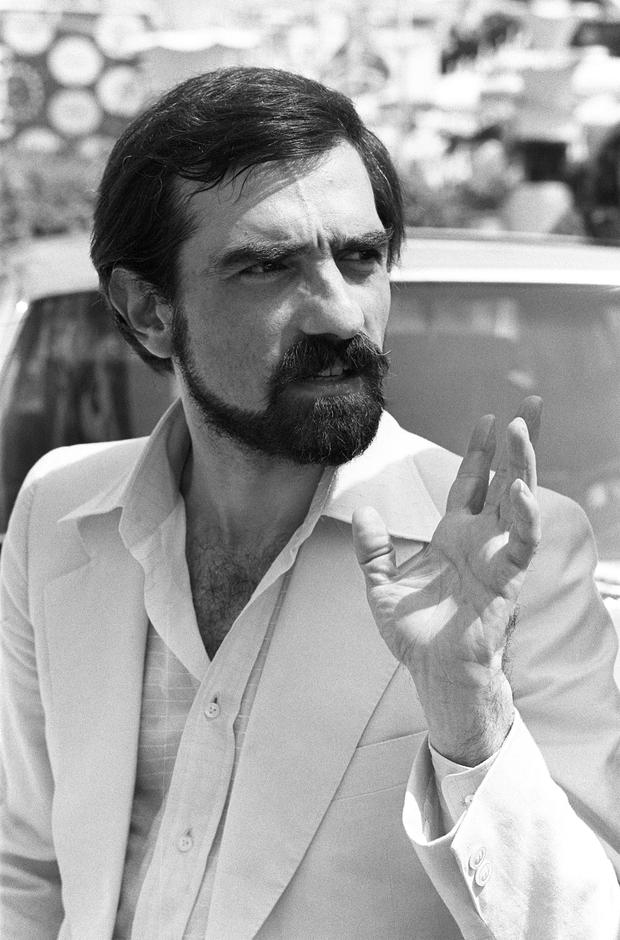 Photograph of Martin Scorsese in May 1978 during the Cannes Film Festival, where he received the Palme d