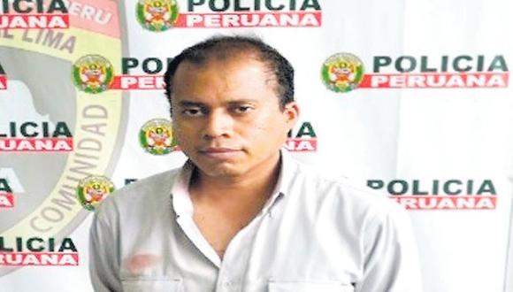 Luis Pazos Chumo cumple prisión preventiva en Castro Castro. (PNP)