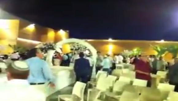 Un misil estuvo a punto de caer sobre esta boda en Israel