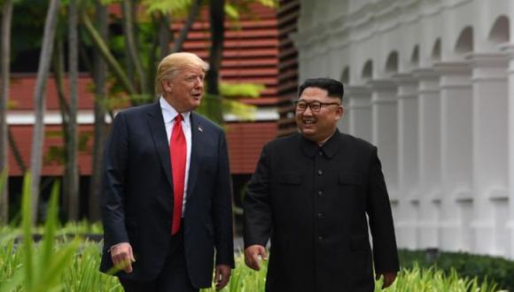 Trump reveló el martes que recibió una carta "formidable" de Kim Jong-un y que está dispuesto a celebrar una segunda reunión con él. (Foto: AFP)