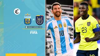 Argentina vs Ecuador ¿dónde ver el partido de la Albiceleste?