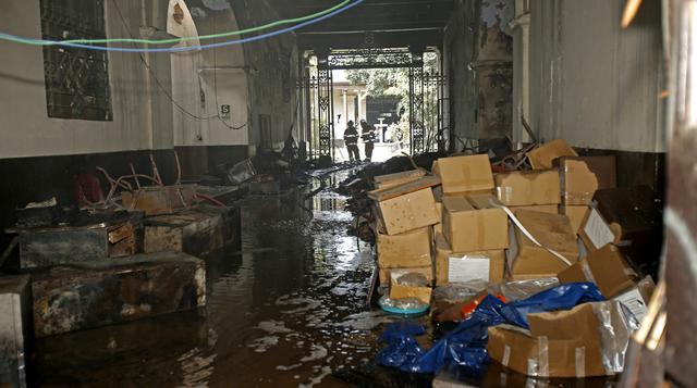 Incendio casi destruye documentos históricos de San Marcos - 2