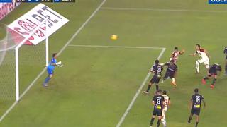 Leonardo Rugel anota el 1-0 pero el tanto es anulado por posición adelantada | VIDEO