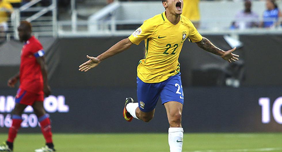 Phillippe Coutinho calienta el partido de Brasil vs Paraguay por la fecha 14 de las Eliminatorias. (Foto: Getty Images)
