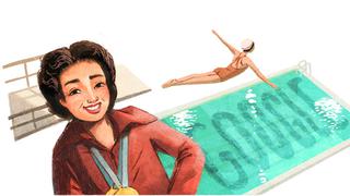 Vicki Manalo Draves: Google en Estados Unidos le dedica doodle a clavadista que ganó 2 medallas de oro en Londres 1948