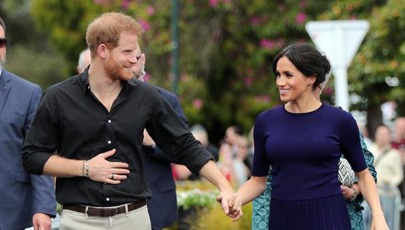 Meghan Markle y el príncipe Harry revelan la fecha en que se convertirán en padres (Foto: AFP)