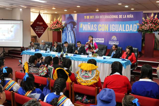 Cusco: niña asume cargo de gobernadora regional por un día | FOTOS