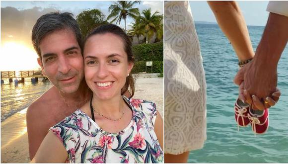 Marcelo Pecci y Claudia Aguilera anunciaron que estaban esperando su primer bebé. (Foto: Instagram)