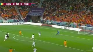 Países Bajos vs. Senegal: la ocasión clara que desperdició Frenkie de Jong que pudo inaugurar el marcador | VIDEO