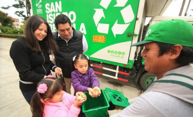 Municipalidad de San Isidro lanza plan piloto para reciclaje. (Foto: Difusión)