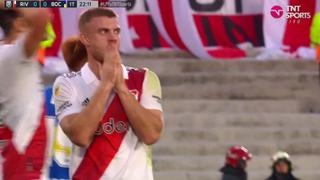 Lo dejó parado a Romero: Lucas Beltrán casi anota el 1-0 de River vs. Boca | VIDEO