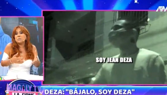 Jean Deza fue captado infringiendo la ley seca, según las cámaras de Magaly Medina. (Foto: Captura de video)