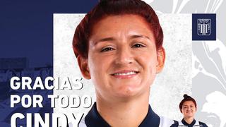 Alianza Lima Femenino anunció que Cindy Novoa no seguirá en el equipo para el 2022