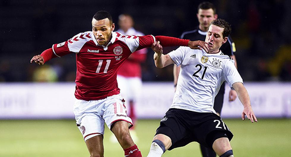 Alemania solo pudo empatar con Dinamarca en un amistoso por la Fecha FIFA (Foto: EFE)