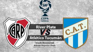 River vs. Tucumán: este sábado desde el Monumental por la Copa de la Superliga