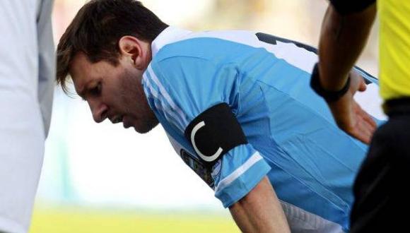 Ya se sabe por qué Messi tiene arcadas y vomita en los partidos